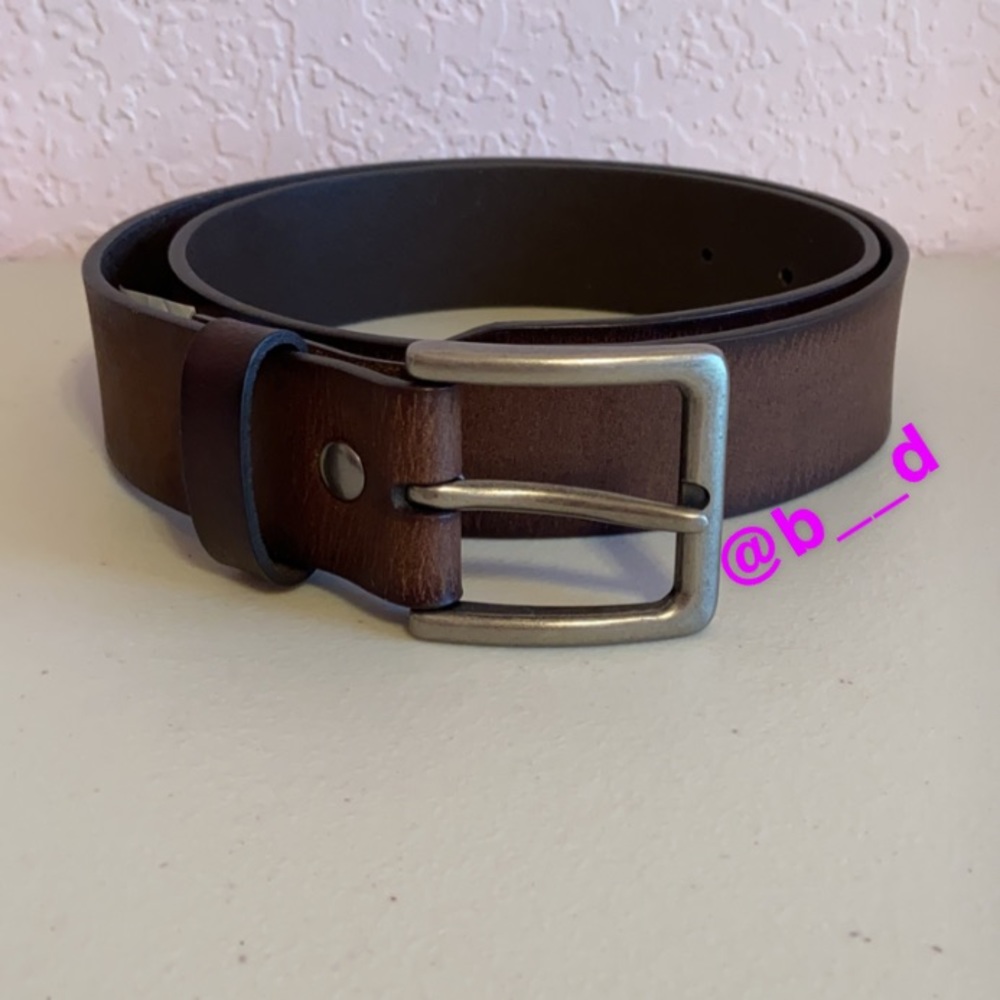 REI Brown Leather Belt medium
